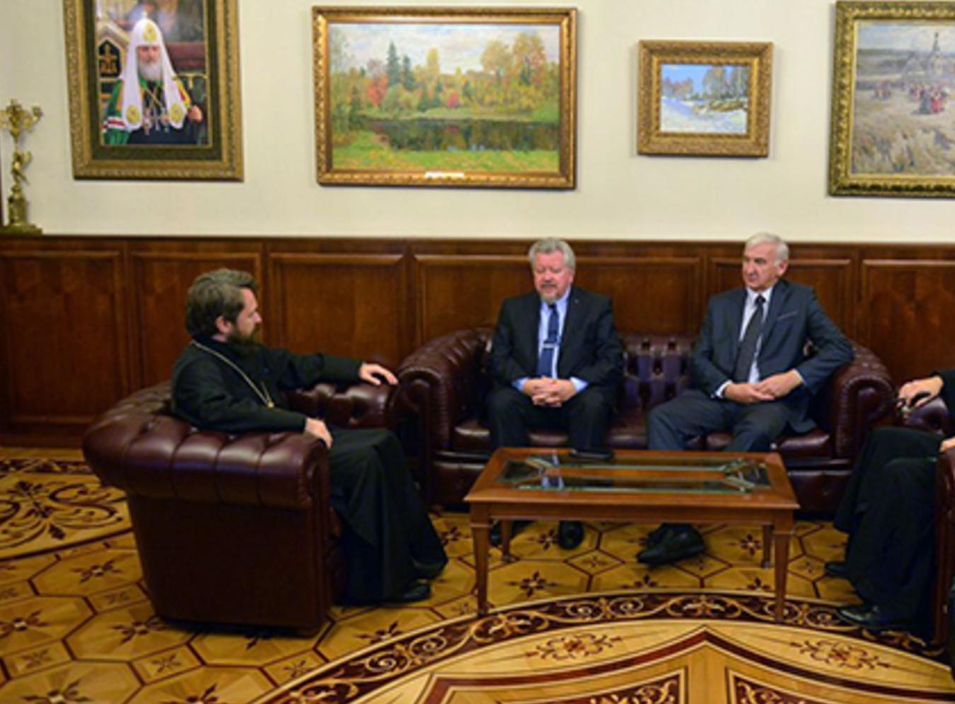 Председатель РС ЕХБ в день народного единства был в Кремле, а после встретился с руководителем отдела внешних связей РПЦ МП