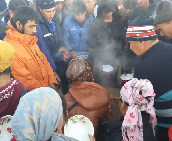 Баптисты помогают мигрантам на границе Узбекистана